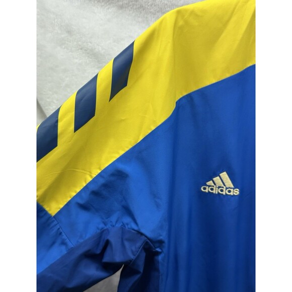 Adidas Boston Marathon 2021 Jacket Men’s M Blue Yellow Primeblue B.A.A. 26.2 - Picture 11 of 11